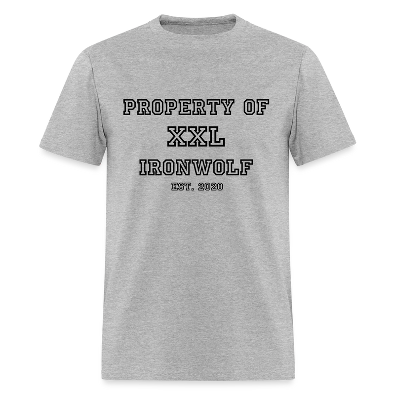 Load image into Gallery viewer, Old-School Property Of Ironwolf T - heather gray
