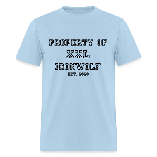 Old-School Property Of Ironwolf T - powder blue