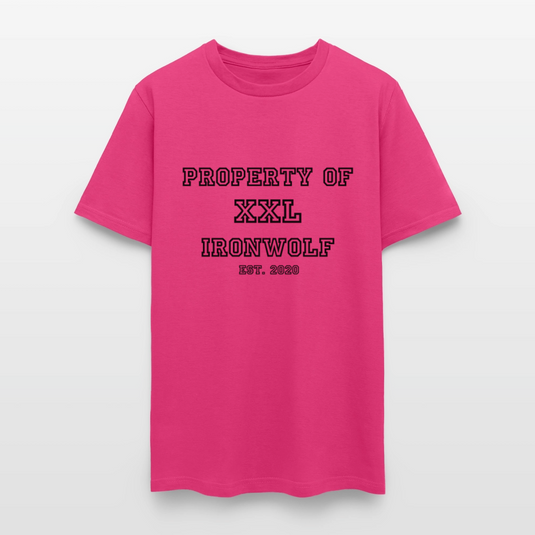 Old-School Property Of Ironwolf T - fuchsia