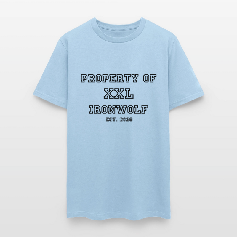 Load image into Gallery viewer, Old-School Property Of Ironwolf T - powder blue
