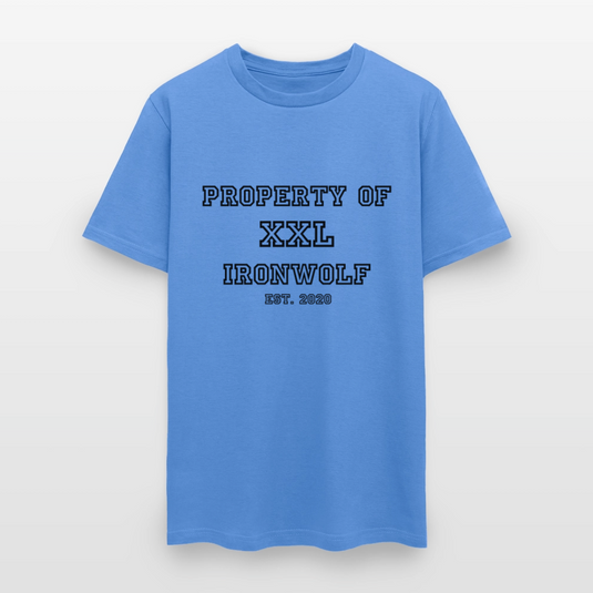Old-School Property Of Ironwolf T - carolina blue