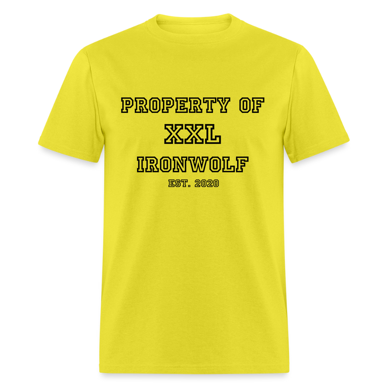 Load image into Gallery viewer, Old-School Property Of Ironwolf T - yellow
