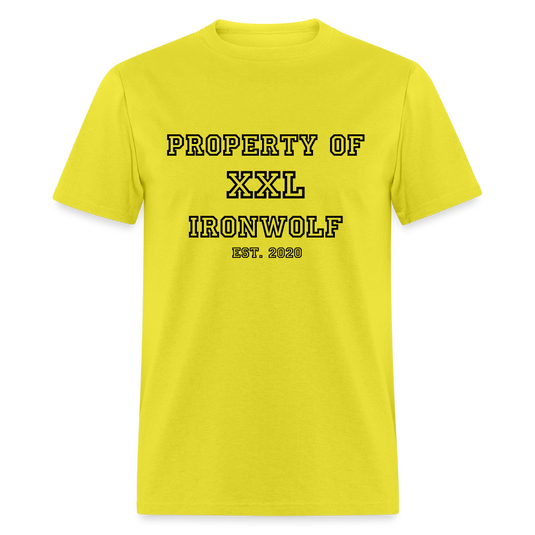 Old-School Property Of Ironwolf T - yellow