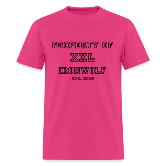 Old-School Property Of Ironwolf T - fuchsia