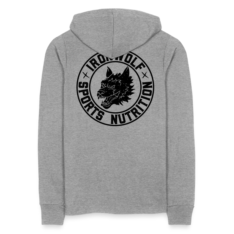 Load image into Gallery viewer, Ironwolf Hoodie T-Shirt - heather grey
