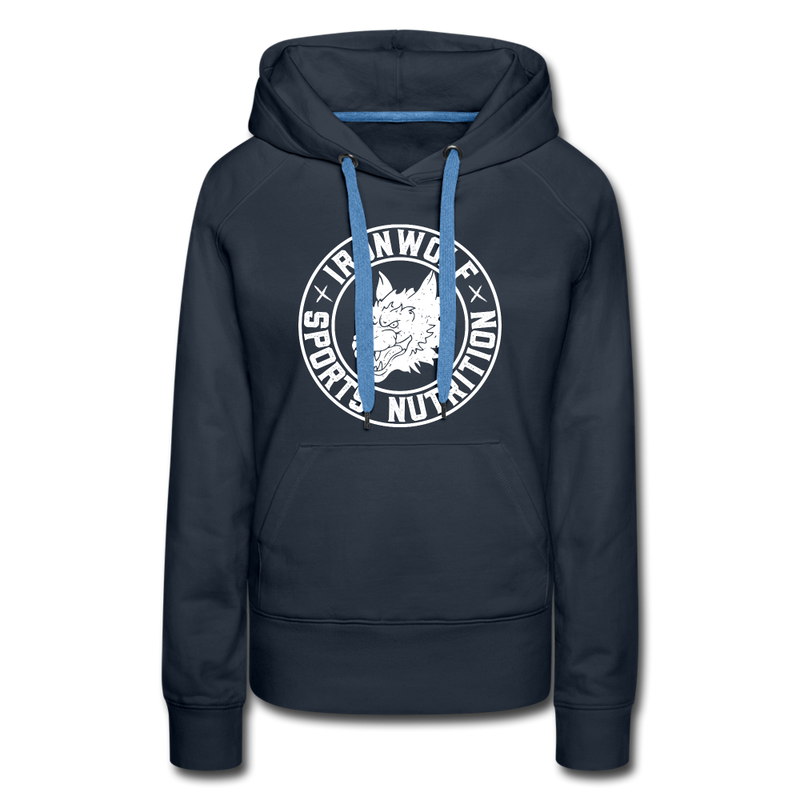 Load image into Gallery viewer, Women’s Ironwolf Hoodie - navy
