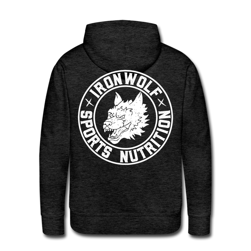 Load image into Gallery viewer, Men’s Ironwolf Hoodie - charcoal grey
