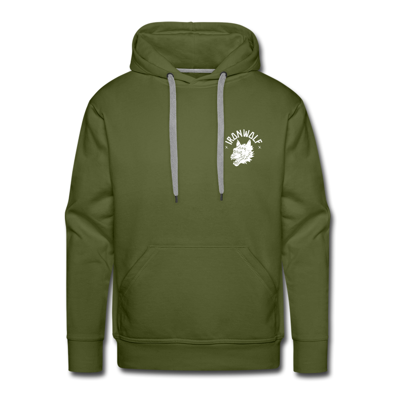 Load image into Gallery viewer, Men’s Ironwolf Hoodie - olive green
