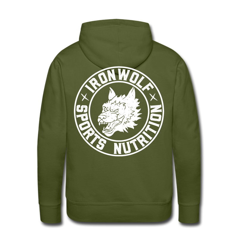 Load image into Gallery viewer, Men’s Ironwolf Hoodie - olive green
