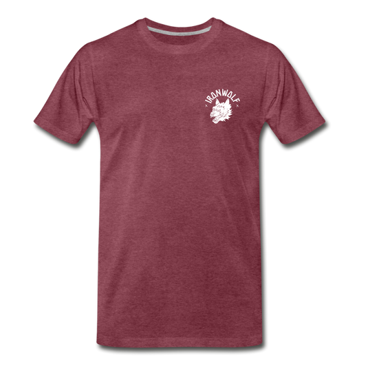 Ironwolf Basic T - heather burgundy