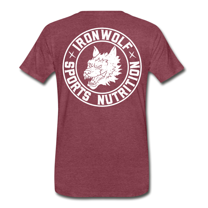 Load image into Gallery viewer, Ironwolf Basic T - heather burgundy
