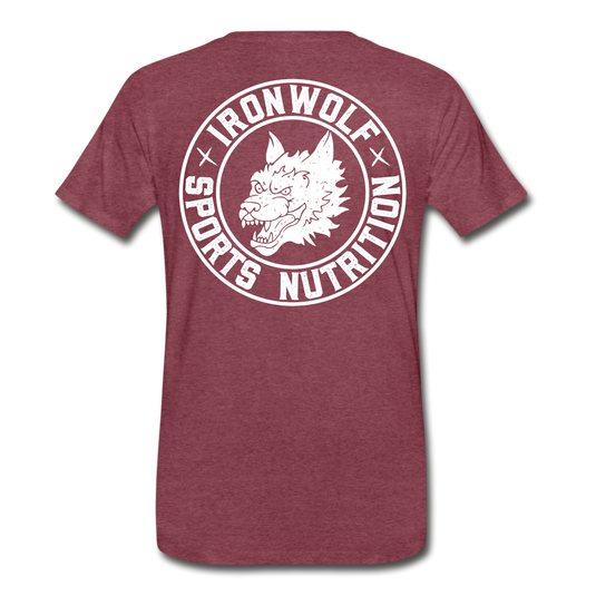 Ironwolf Basic T - heather burgundy